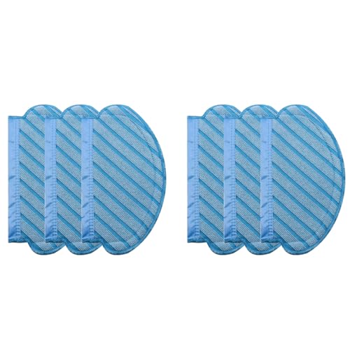 Verilux® 6PCS Mop Cloth Pads for Ecovacs Deebot Ozmo 920 950 Vacuum Cleaner Replacement Parts Accessory for Deebot T5 Verilux® 6PCS Mop Cloth Pads for Ecovacs Deebot Ozmo 920 950 Vacuum Cleaner Replacement Parts Accessory for Deebot T5